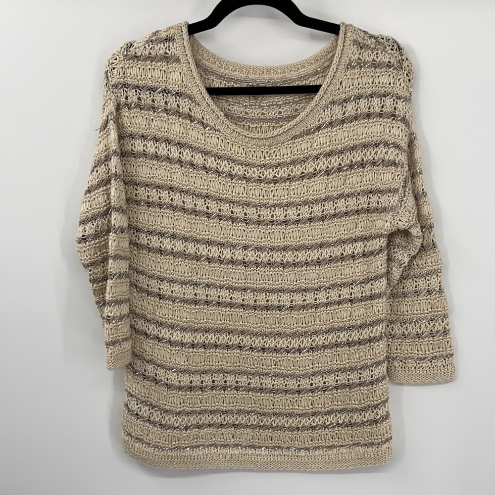 Lucky Brand Sweater w Metallic‎ Sz S